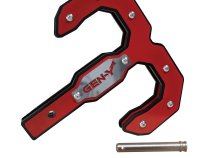 Hulk 2.5 32K Tow Hook Black/Red 2.5 Inch Shank with GH-097 Pin &amp;amp; GH-011 Twist Clip Gen Y Hitch