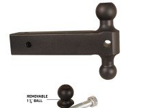 2.5 Inch Shank 21K Extended Dual-Ball Mount 12 Inch length Gen Y Hitch