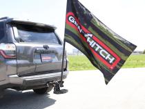 2 Inch Extended Shank GEN-Y Flag Pole (specifically for vehicles with tire on the back when this is being used directly in the receiver) Gen Y Hitch