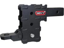Phantom Standard 2 Inch Shank Plate style Ball Platform with 1 Inch Diameter Mounting Hole .5K TW 5K Towing Gen Y Hitch