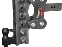 The Boss Torsion Flex 2.5 Inch Shank 10 Inch Drop 1.7K TW 16K Hitch &amp;amp; GH-051 Dual-Ball &amp;amp; GH-032 Pintle Lock Gen Y Hitch