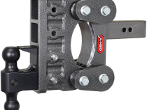 The Boss Torsion Flex 2.5 Inch Shank 6 Inch Drop 2.4K TW 21K Hitch &amp;amp; GH-061 Dual-Ball &amp;amp; GH-062 Pintle Lock Gen Y Hitch