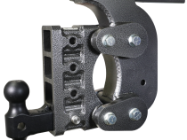 The Boss Torsion Flex 2 Inch Shank 12.5 Inch Drop 1.7K TW 16K Hitch &amp;amp; GH-051 Dual-Ball &amp;amp; GH-0100 Stabilizer Kit Gen Y Hitch