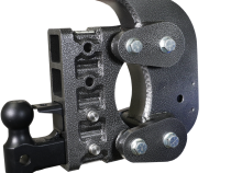 The Boss Torsion Flex 2 Inch Shank 12.5 Inch Drop 1.7K TW 16K Hitch &amp;amp; GH-051 Dual-Ball &amp;amp; GH-032 Pintle Lock &amp;amp; GH-0100 Stab Kit Gen Y Hitch