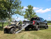 1 Pair Heavy Duty 7 Foot Aluminum Loading Ramps 14 Inch x 84 Inch 3K Capacity Per Ramp Gen Y Hitch