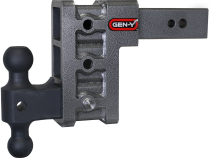 Mega Duty 2.5 Inch Shank 6 Inch Drop 3.5K TW 32K Hitch &amp;amp; GH-0161 Dual-Ball Gen Y Hitch