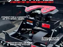 Advantage Hitch OEM Puck Mount Fifth Wheel Gooseneck Combo for Ford Trucks 25K Towing Fits Curt Q24 &amp;amp; A25 Fifth Wheel Head Gen Y Hitch