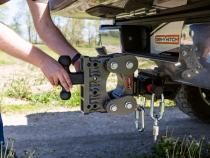 The Boss Torsion Flex 3 Inch Shank 9 Inch Drop 3.5K TW 32K Hitch &amp;amp; GH-0161 Dual-Ball &amp;amp; GH-0162 Pintle Lock Gen Y Hitch