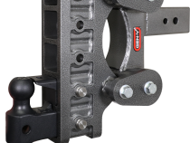 The Boss Torsion Flex 3 Inch Shank 9 Inch Drop 3.5K TW 32K Hitch &amp;amp; GH-0161 Dual-Ball &amp;amp; GH-0162 Pintle Lock Gen Y Hitch