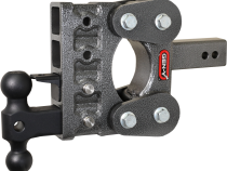 The Boss Torsion Flex 2.5 Inch Shank 5 Inch Drop 1.1K TW 10K Hitch &amp;amp; GH-031 Dual-Ball &amp;amp; GH-032 Pintle Lock Gen Y Hitch