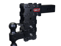 Phantom 2.5 Inch Solid Shank 7.5 Inch Drop 1.6K TW 16K Hitch &amp;amp; GH-051 Dual-Ball &amp;amp; GH-032 Pintle Lock Gen Y Hitch