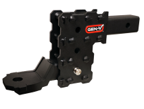 Phantom X 2 Inch Solid Shank 4.5 Inch Drop 1K TW 10K Hitch Platinum Ball Mount (GH-103705) Gen Y Hitch
