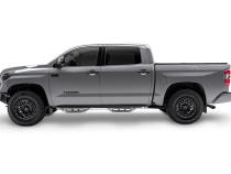 Podium Step SS Cab Length (2 Steps per Side) 3 Inch Main Tube Diameter 2015-2019 Chevy Silverado/GMC Sierra 2500 HD/3500 HD Crew Cab Diesel Engine Polished Stainless NFab