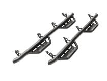 Podium Step LG Cab Length (2 Steps per Side) 3 Inch Main Tube Diameter 2019-2025 Ram 2500/3500/4500/5500 Crew Cab Textured Black NFab
