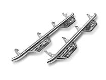 Podium Step SS Cab Length (2 Steps per Side) 3 Inch Main Tube Diameter 2017-2026 Ford F-250/350 SuperCab Polished Stainless NFab