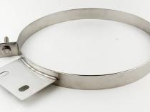 Diesel Stack Exhaust Clamp 6 in Polished 304 Stainless Steel Pypes Exhaust
