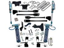6 Inch King Edition 4-Link Lift Kit 2017-2022 Ford F-250 and F-350 Super Duty with King Front Coilovers and King Reservoir Rear Shocks 4WD Superlift