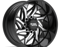 Aluminum Wheels 20x10 M28 GBM Series Machined Gloss Black 8 On 180 Bolt Pattern -19 Offset Off Road Monster
