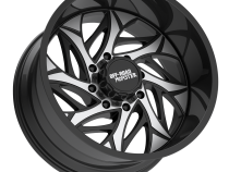 Aluminum Wheels 22x12 M28 GBM Series Machined Gloss Black 8 On 180 Bolt Pattern -44 Offset Off Road Monster