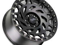 Aluminum Wheels 17x9 M50 GBBR Series Gloss Black/Black Ring 6 On 139.7 Bolt Pattern 0 Offset Off Road Monster