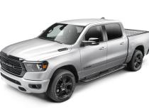 Roan Running Boards Cab Length (2 Steps per Side) 2015.5-2018 (2019-2024 Classic) Ram 15000/2019-2025 2500/3500 Crew Cab Textured Black NFab