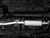 03-24 Toyota 4Runner 11-16 Toyota Land Cruiser Prado Armor Lite Aluminized Steel 2.5 Inch Cat-Back High Clearance Turn Down Single Rear Exit MBRP Exhaust System