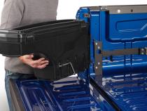 Truck Bed Storage Box Swing Case 2016-2022 Toyota Hilux Drivers Side Black Smooth UnderCover