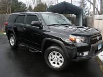 Nerf Step Bar Wheel-to-Wheel (2 Steps per Side) 3 Inch Main Tube Diameter 2003-2009 Toyota 4Runner Textured Black NFab