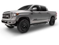 Nerf Step Bar Wheel-to-Wheel without Bed Access (2 Steps per Side) 3 Inch Main Tube Diameter 2001-2004 Toyota Tacoma 5 Foot Bed Double Cab Gloss Black NFab
