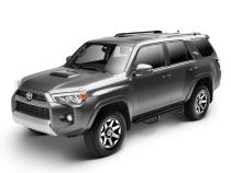 Nerf Step Bar Wheel-to-Wheel (2 Steps per Side) 2 Inch Main Tube Diameter 2010-2024 Toyota 4Runner Non-Limited Gloss Black NFab