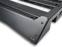 The N-FAB Universal Roof Rack Small 34.25 in Wide adds essential overhead cargo capacity and fits OEM and aftermarket crossbars on most cars, CUVs, and SUVs NFab