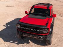 The N-FAB Universal Roof Rack Small 34.25 in Wide adds essential overhead cargo capacity and fits OEM and aftermarket crossbars on most cars, CUVs, and SUVs NFab