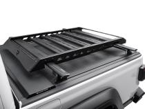 The N-FAB Universal Roof Rack Large 38.25 in Wide adds essential overhead cargo capacity and fits OEM and aftermarket crossbars on most cars, CUVs, and SUVs NFab