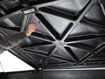 Tonneau Cover Elite 2009-2018 (2019-2023 Classic) Ram 1500/2010-2023 2500/3500 6 Foot 4 Inch Bed Std/Quad/Crew/Mega With Single Rear Wheels Without RamBox Black Textured UnderCover