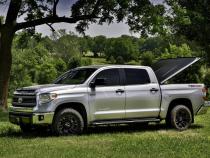 Tonneau Cover SE 2005-2015 Toyota Tacoma 6 Foot Bed Std/Ext/Crew Cab With Deck Rail System Black Textured UnderCover