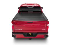 Tonneau Cover Ultra Flex 2016-2024 Nissan Titan 5 Foot 7 Inch Bed Crew Without Utili-Track System Matte Black Finish UnderCover