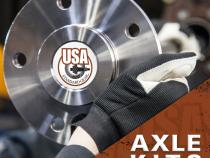 Rear Axle Kit Fits Ford 7.5 In./8.8 In. Diff, 28 Spline Right Hand 27.25 Inch Long USA Standard
