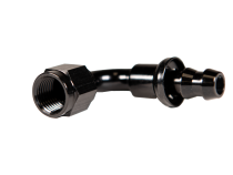 -10 90 Deg to Hose Barb Black Fleece Performance