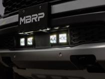 24-Up Ford Ranger Raptor Bumper Light Kit Amber Spot Beam MBRP